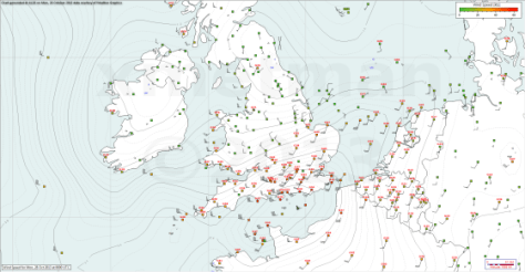 The synoptic situation at 0600z on October 29, 2013