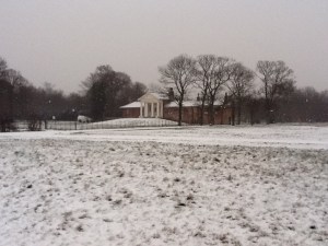 The Temple, Wanstead Park, always looks that much stunning with a covering of snow