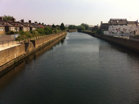 The River Lea close to where Luke Howard's laboratory stood by wanstead_meteo