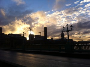 Sunset Southwark Bridge