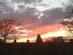 Typical April days of sunshine and showers were in short supply. There were some stunning sunsets, including this one on the 30th