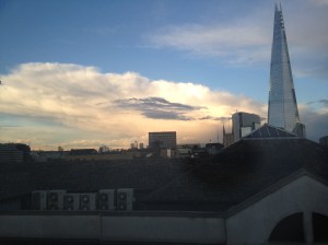 May 19th was a very thundery day across eastern England. This picture was taken looking east from Southwark