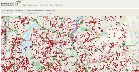 Wanstead and the surrounding area is shown to be peppered with bombs on the website http://bombsight.org/ but many of the accounts listed in Tiquet's book are not listed