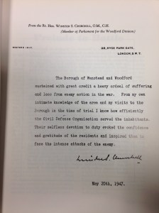 Winston Churchill's letter to his constituents