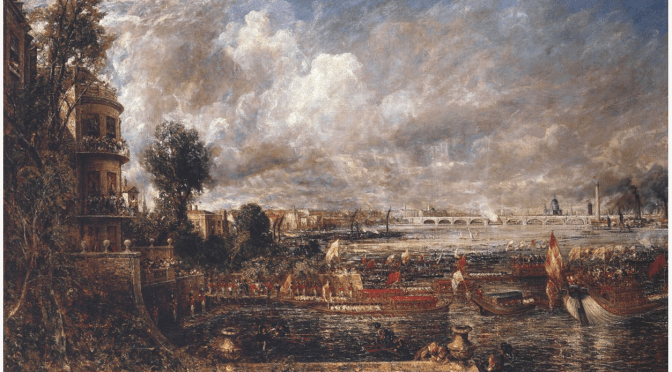 Constable’s fair view of Waterloo Bridge
