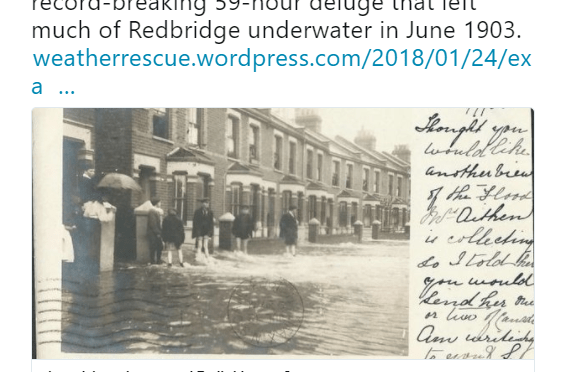 Past weather to rescue future reporting