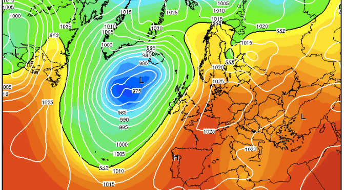 Two April heatwaves compared