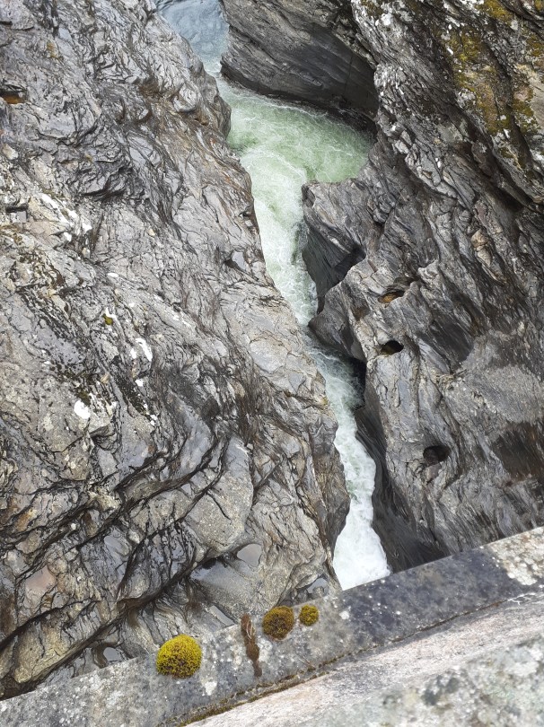 A gorge under the bridge at Linn of Dee