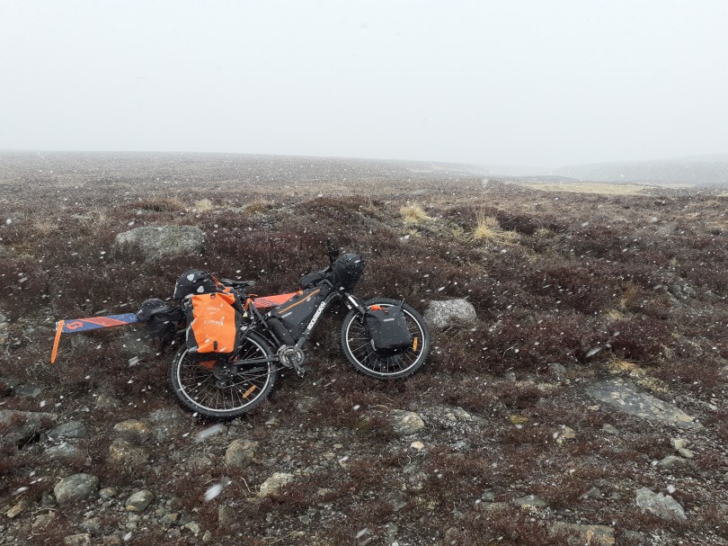 Heavy snow showers really hampered visibility at times