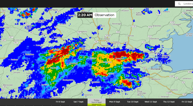 September thunderstorms