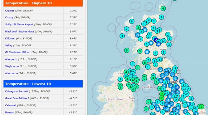 First frost of winter 2025/26